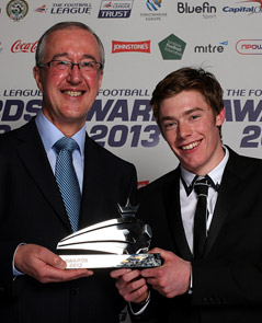 Hartlepool's Luke James Scoops Prize at the Football League Awards