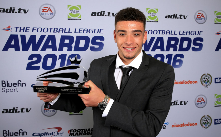 Ben Godfrey Named LFE League Two Apprentice of the Year