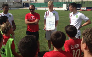 Canaries Apprentices Conduct Community Work During LFE Spain Trip