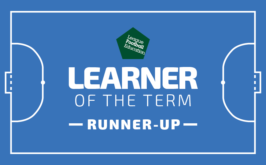 LFE Learner of the Term Runners-up: September - December 2018