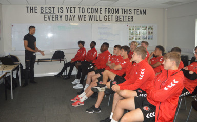 Thomas Delivers Talent Transfer Talk To Fleetwood Apprentices