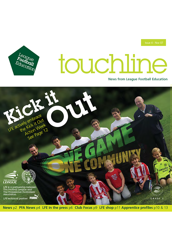 Issue 4 of Touchline Now Available