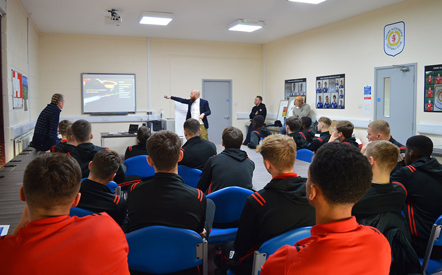 Sporting Chance Deliver Well-being Support To Crewe Apprentices