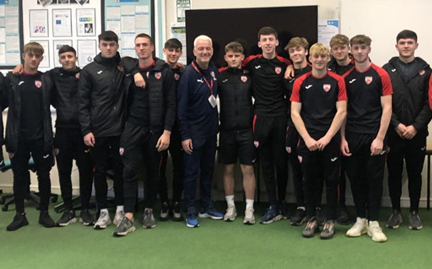 Paul Stewart Delivers Safeguarding Awareness Session To Morecambe Scholars