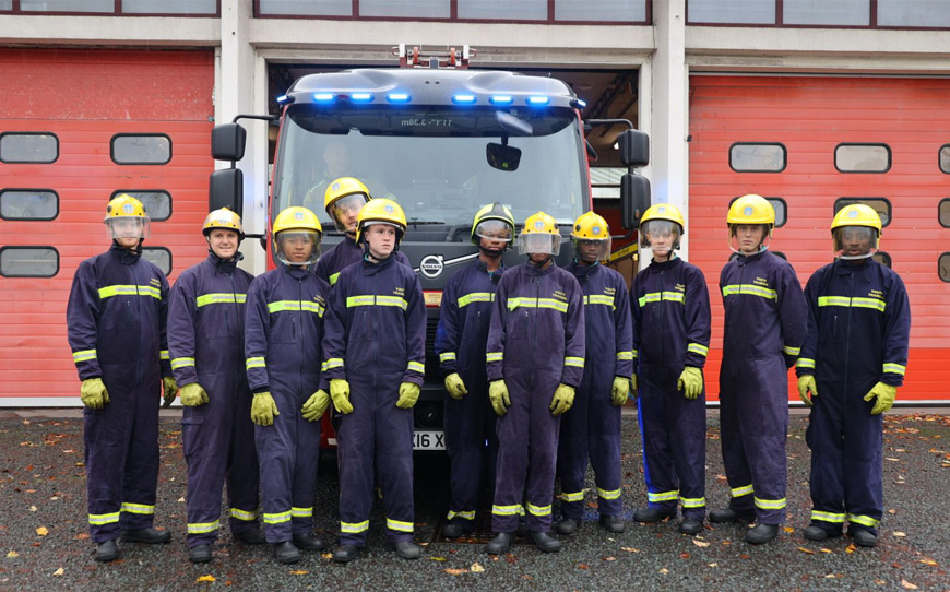 Young Terriers Visit Huddersfield Fire Station